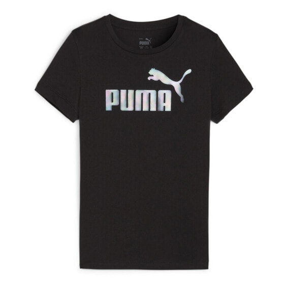 Футболка PUMA с графическим цветовым эффектом Коротким рукавом.