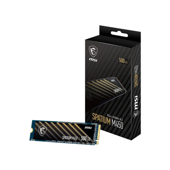 Жесткий диск MSI SPATIUM M450 PCIE 4.0 NVME M.2 500GB 500 GB SSD