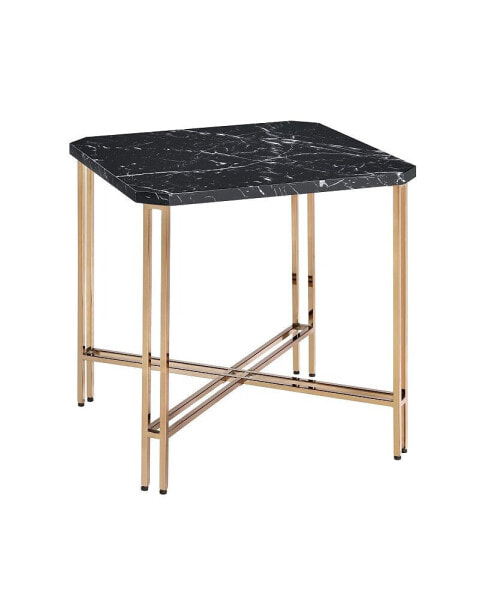 Steve Silver Daxton 22" Faux Marble Square End Table