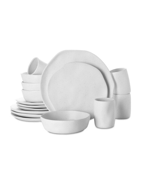 Hekonda Stoneware 16 Pieces Dinnerware Set, Service for 4