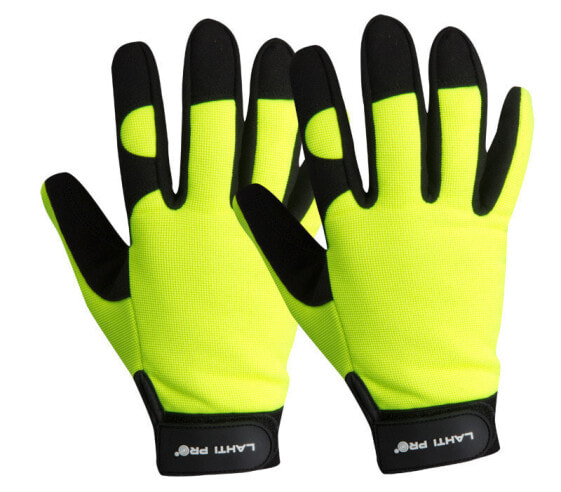 Рабочие перчатки LAHTI PRO черно-желтые р.10 - L280310K