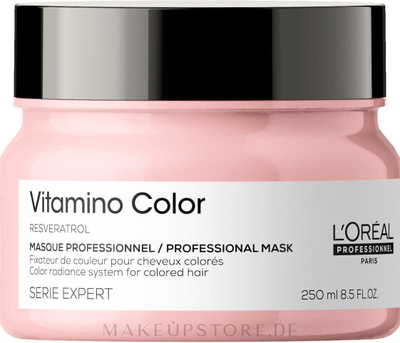 Haarmaske für coloriertes Haar - L'Oreal Professionnel Serie Expert Vitamino Color Resveratrol Mask 250 ml NEW