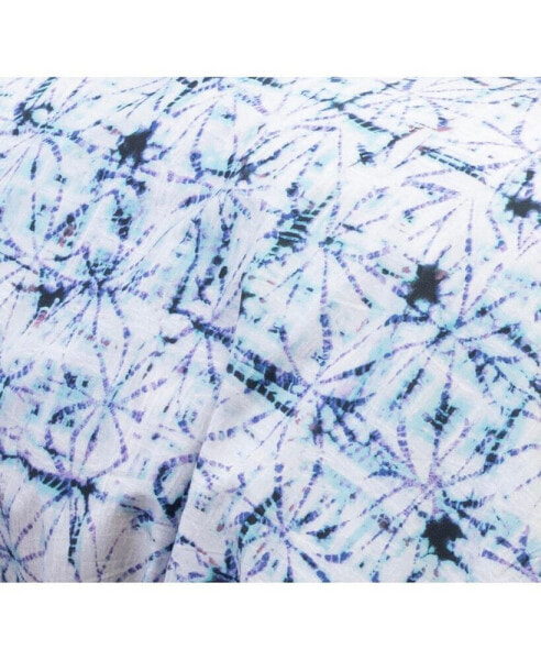 Shibori Sketch - Recycled Plastic/Sustainable Cotton Twin Size Duvet Cover Set