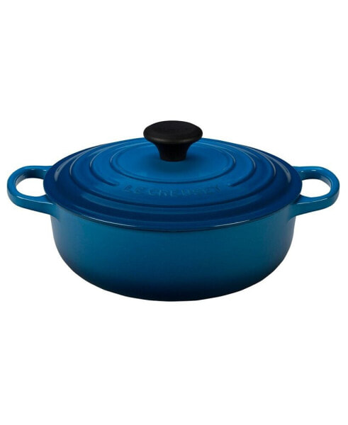 Enameled Cast Iron 3.5-Qt. Sauteuse Round Oven