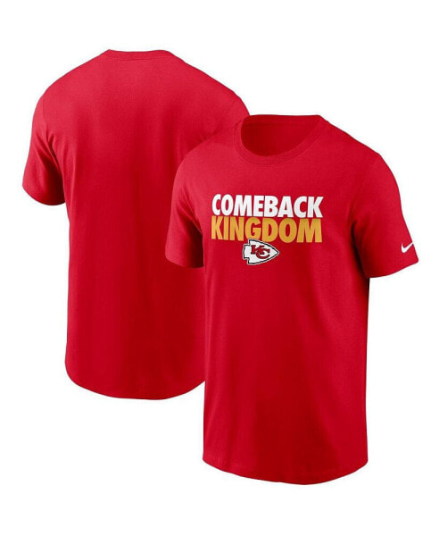 Men's Red Kansas City Chiefs Hometown Collection Comeback T-shirt