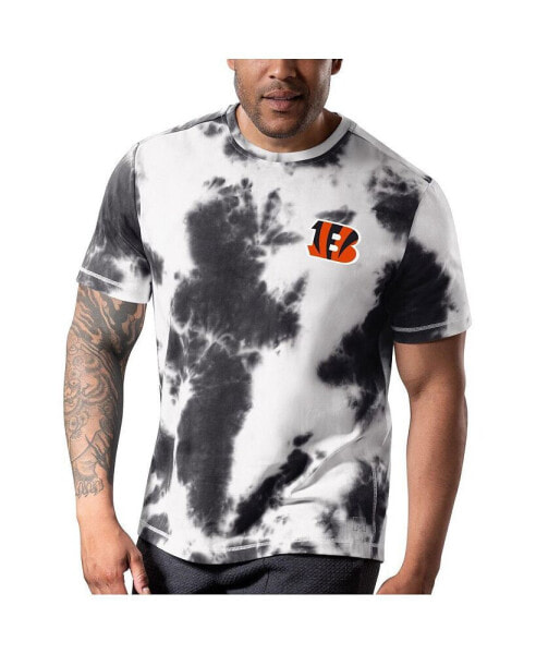 Men's Black Cincinnati Bengals Freestyle Tie-Dye T-shirt