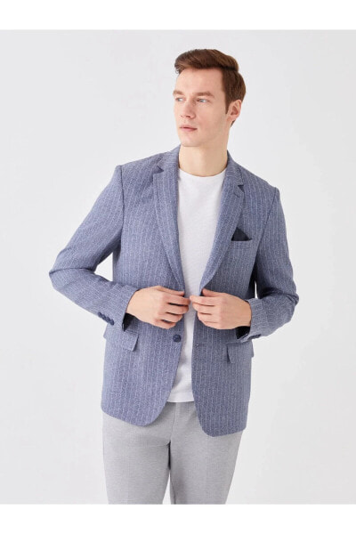 Standart Kalıp Erkek Blazer Ceket