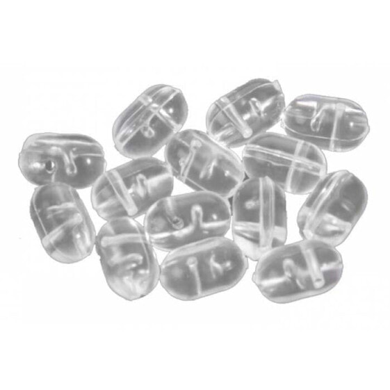 VERCELLI Double Holes Oval beads 9 units