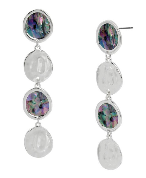 Abalone Linear Earrings