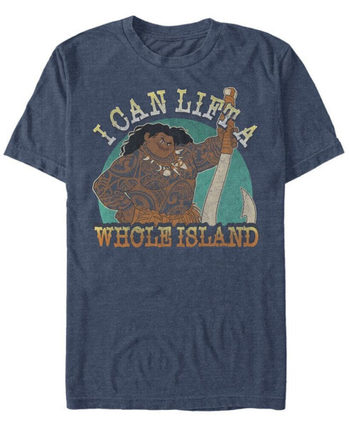 Disney Men's Moana I Can Lift a Whole Island Short Sleeve T-Shirt