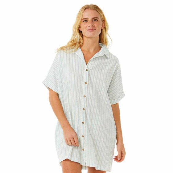 RIP CURL Follow The Sun Short Sleeve Short Dress