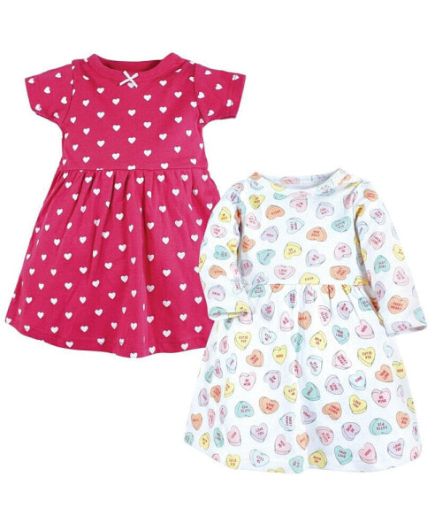 Baby Girls Cotton Dresses, Be Mine Valentine