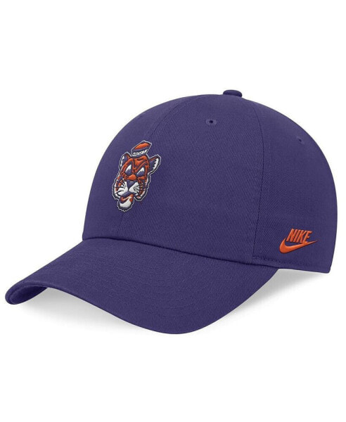 Men's Purple Clemson Tigers Legacy Club Performance Adjustable Hat