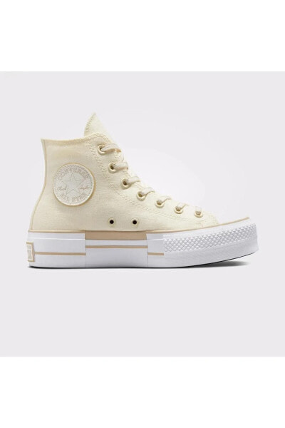 Chuck Taylor All Star Lift Platform Outline Sketch Kadın Krem Sneake