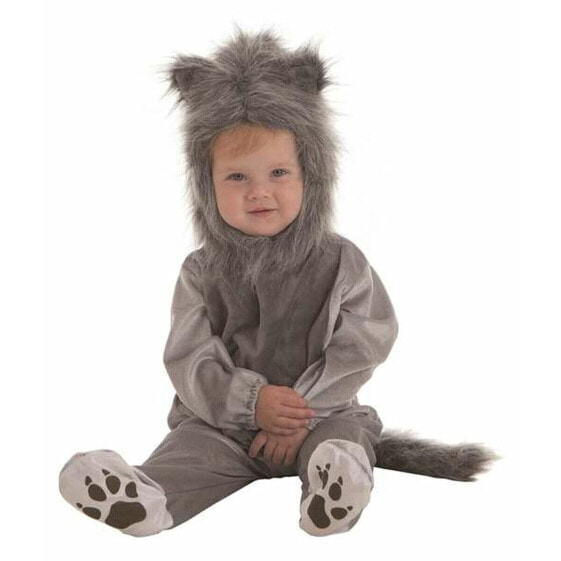 Маскарадные костюмы для младенцев Серый Кот (2 Предметы)