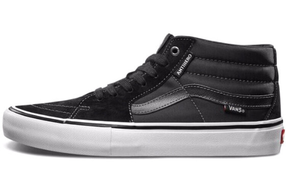 Vans SK8 MID Pro 舒适休闲 透气 中帮 板鞋 男女同款 黑色 / Кроссовки Vans SK8 MID Pro VN0A347UVGD