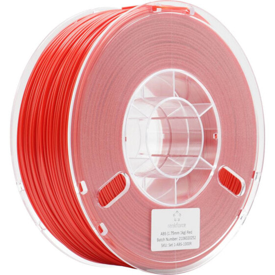 Пластик ABS для принтера Renkforce RF-4738588 1.75 мм 1000 г Красный 1 шт.