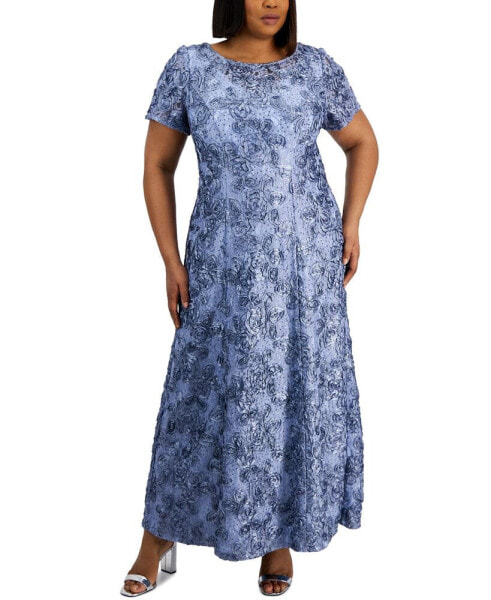 Plus Size Rosette Gown