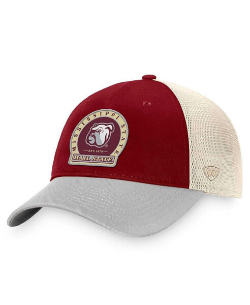 Men's Maroon Mississippi State Bulldogs Refined Trucker Adjustable Hat