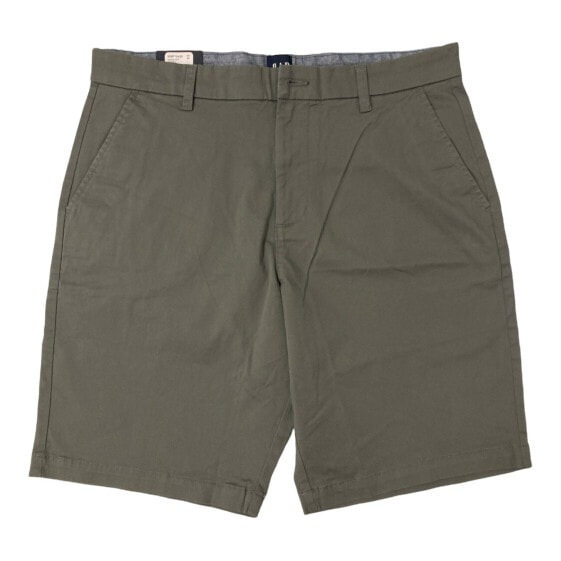 GAP Men's Easy Care Relaxed Fit 2 Back Pockets Vintage Flat Front Shorts