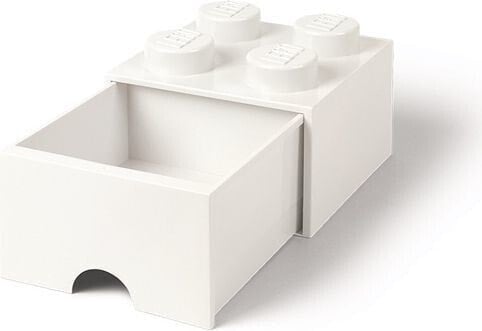 Модульный контейнер для хранения игрушек Lego Room Copenhagen Brick Drawer 4 белый (RC40051735)