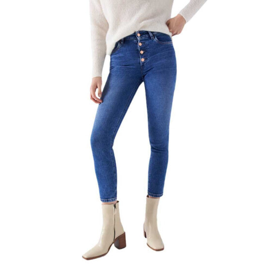 SALSA JEANS Destiny Crop Slim Fit Buttons In The Front jeans