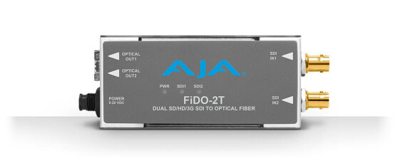 AJA FiDO-2T - 3 Gbit/s - Active video converter - Gray - BNC