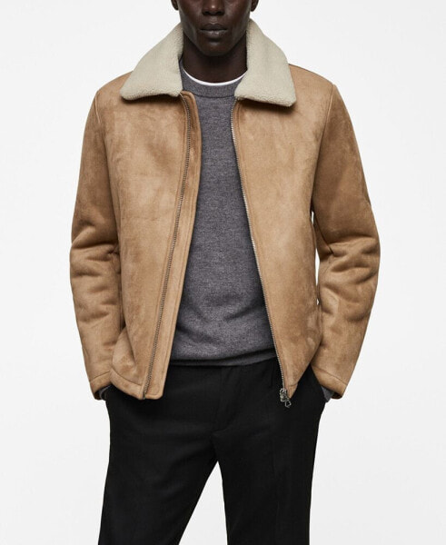 Men's Shearling-Lined Jacket