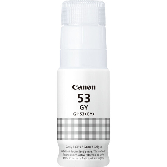 Canon GI-53GY Grey Ink Bottle - Grey - Canon - PIXMA G650 PIXMA G550 - 60 ml - Inkjet - 1 pc(s)