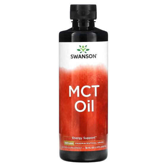 Витамины для похудения Swanson MCT Oil, 16 жидких унций (473 мл)