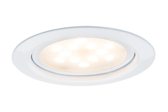 PAULMANN Micro line furniture down light set - LED White - 3 pc. set - Recessed lighting spot - 3 bulb(s) - LED - 13.5 W - 2700 K - White