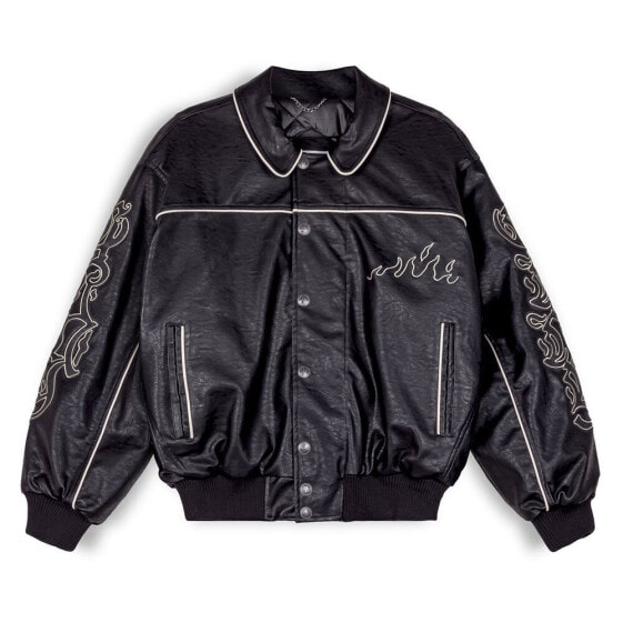 GRIMEY Fire Route Pu leather jacket