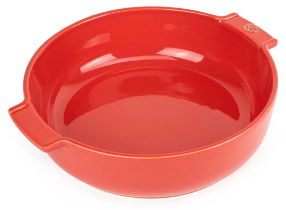 Форма для выпечки керамическая PEUGEOT Appolia 27 см, круглая, красная
