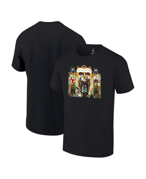 Men's Black Michael Jackson Dangerous Album Cover T-Shirt