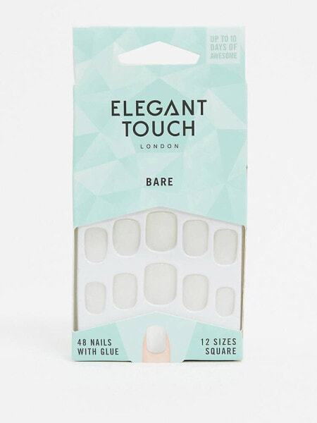 Elegant Touch Totally Bare Square False Nails