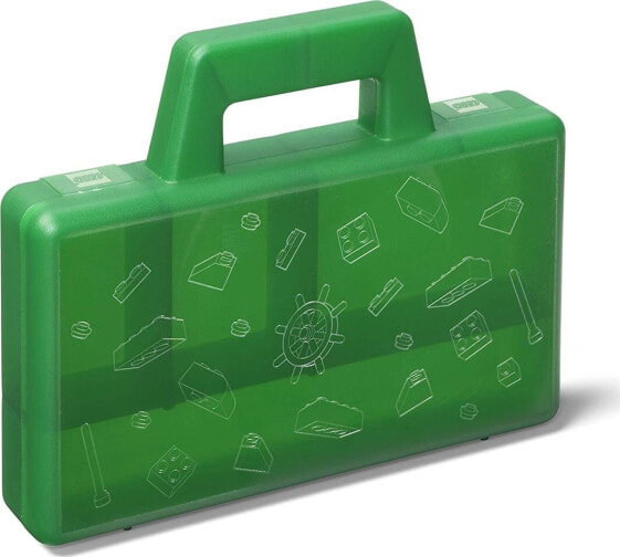 Хранение игрушек Room Copenhagen LEGO сортировочная коробка для путешествий зеленая 40870003