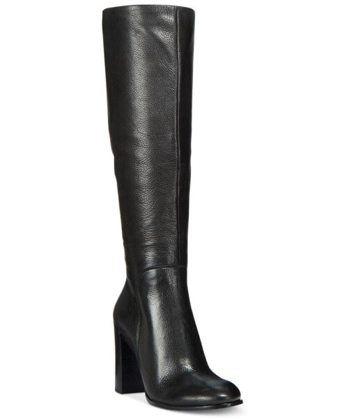 Women's Justin Block-Heel Tall Knee High Boots