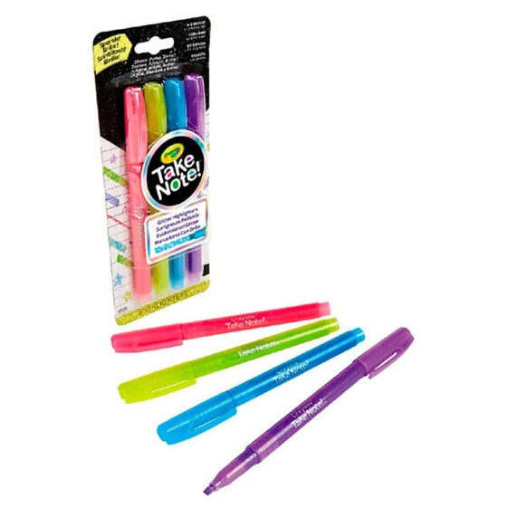 Crayola Take Note Glitter Highlighters Маркеры с блестками