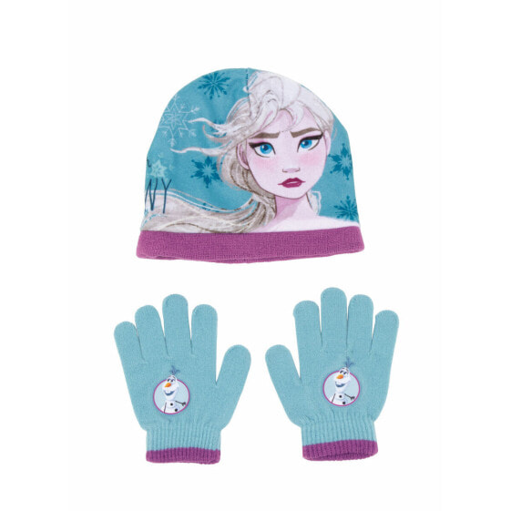 Hat &amp; Gloves Frozen Memories Blue