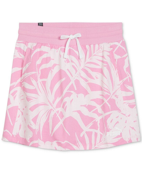 Women's Palm Resort Drawstring-Waist Skirt