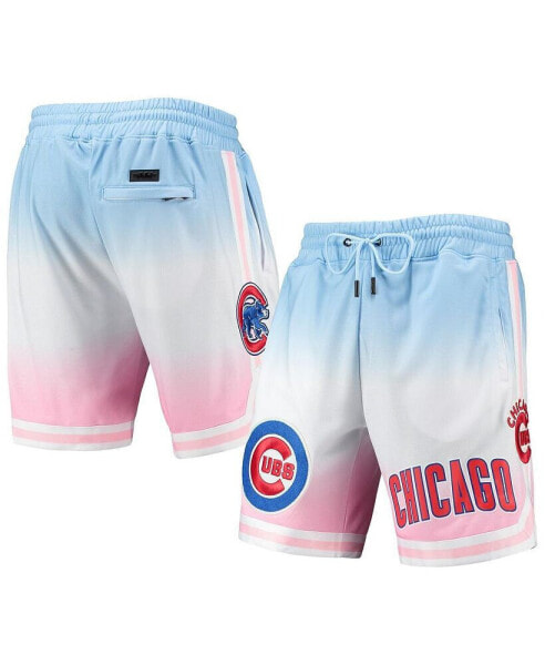 Men's Blue, Pink Chicago Cubs Team Logo Pro Ombre Shorts