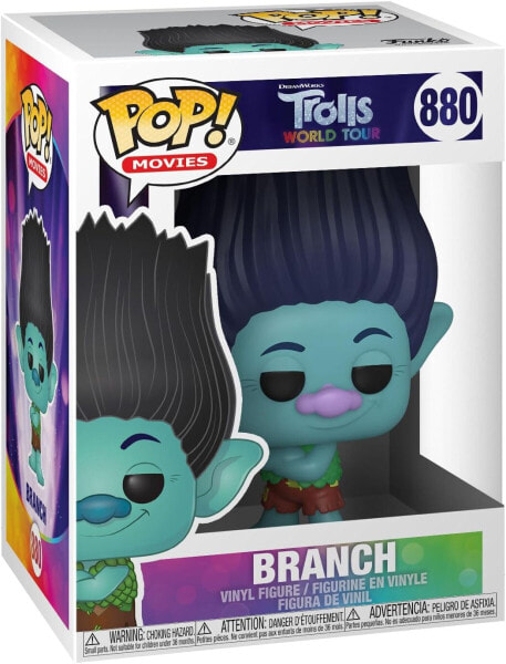 Funko Pop! Movies: Trolls World Tour Hip Hop Guy Diamond Hop Guy - (Diamond Glitter) with Tiny - Vinyl Collectible Figure - Gift Idea - Official Merchandise - Toy for Children and Adults