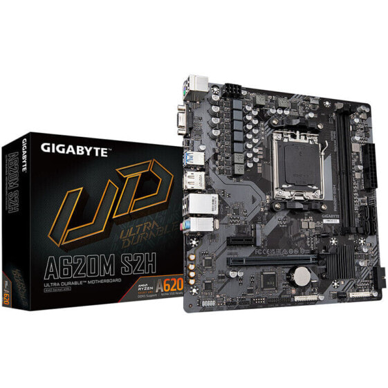 GIGABYTE A620M S2H, AMD A620 Mainboard - Sockel AM5, DDR5