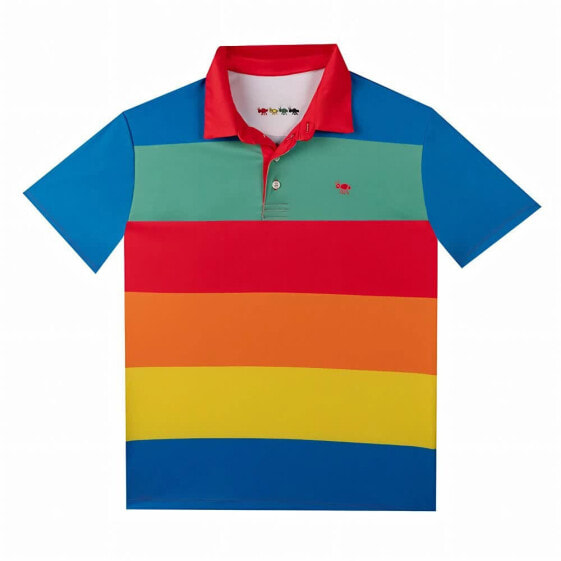 OXY GOLF Rainbow short sleeve polo