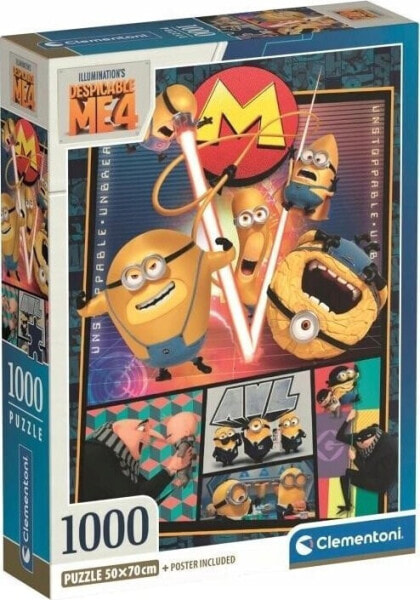 Clementoni CLE puzzle 1000 Compact Despicacable Me4 39798