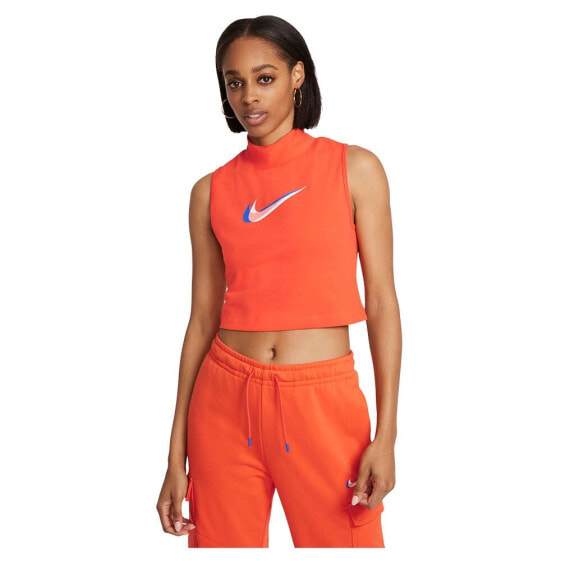 NIKE Sportswear Mock Print sleeveless T-shirt