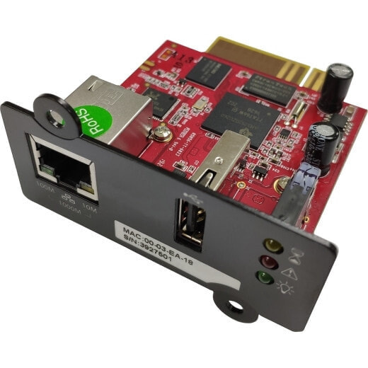 APC E3SOPT001 - Network management card - 203 mm - 127 mm - 127 mm - 910 g - 2.27 kg