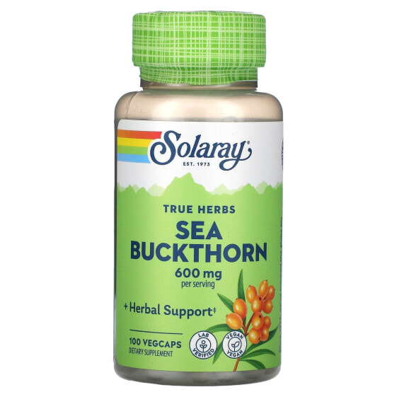 True Herbs, Sea Buckthorn, 600 mg, 100 VegCaps (300 mg per Capsule)