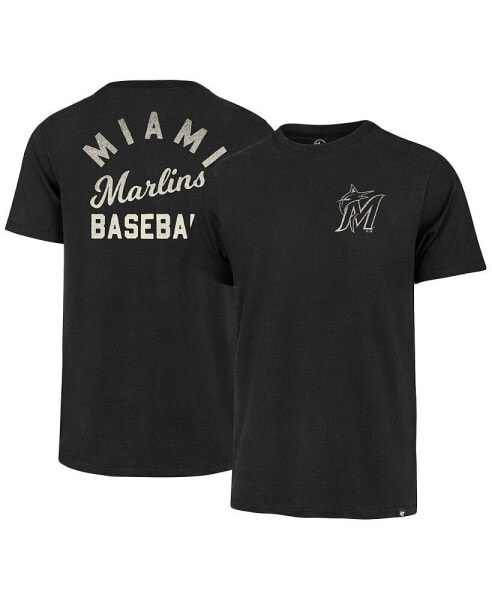 Men's Black Miami Marlins Turn Back Franklin T-shirt