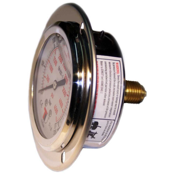 METALSUB Panel Manometer For Compressor 63 mm